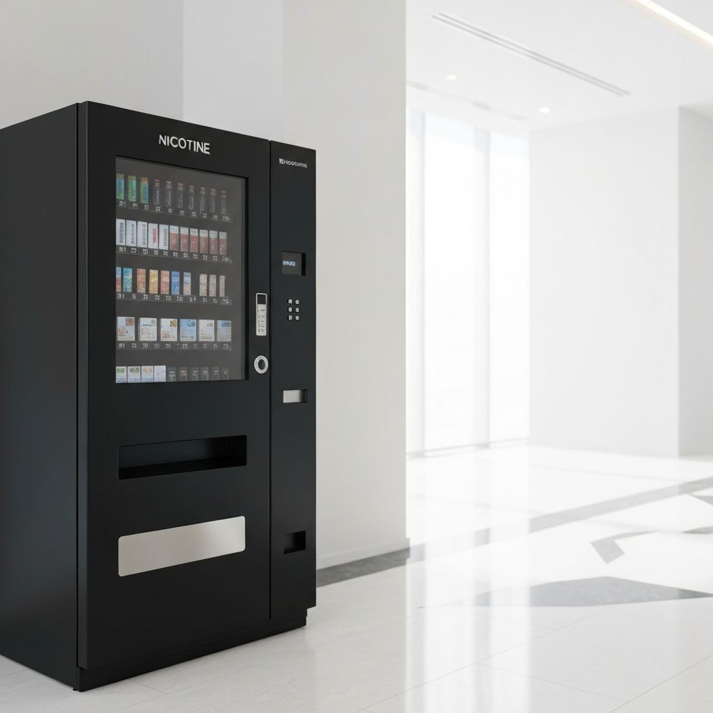 Modern nicotine vending machine